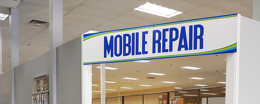 Mobile repair counter